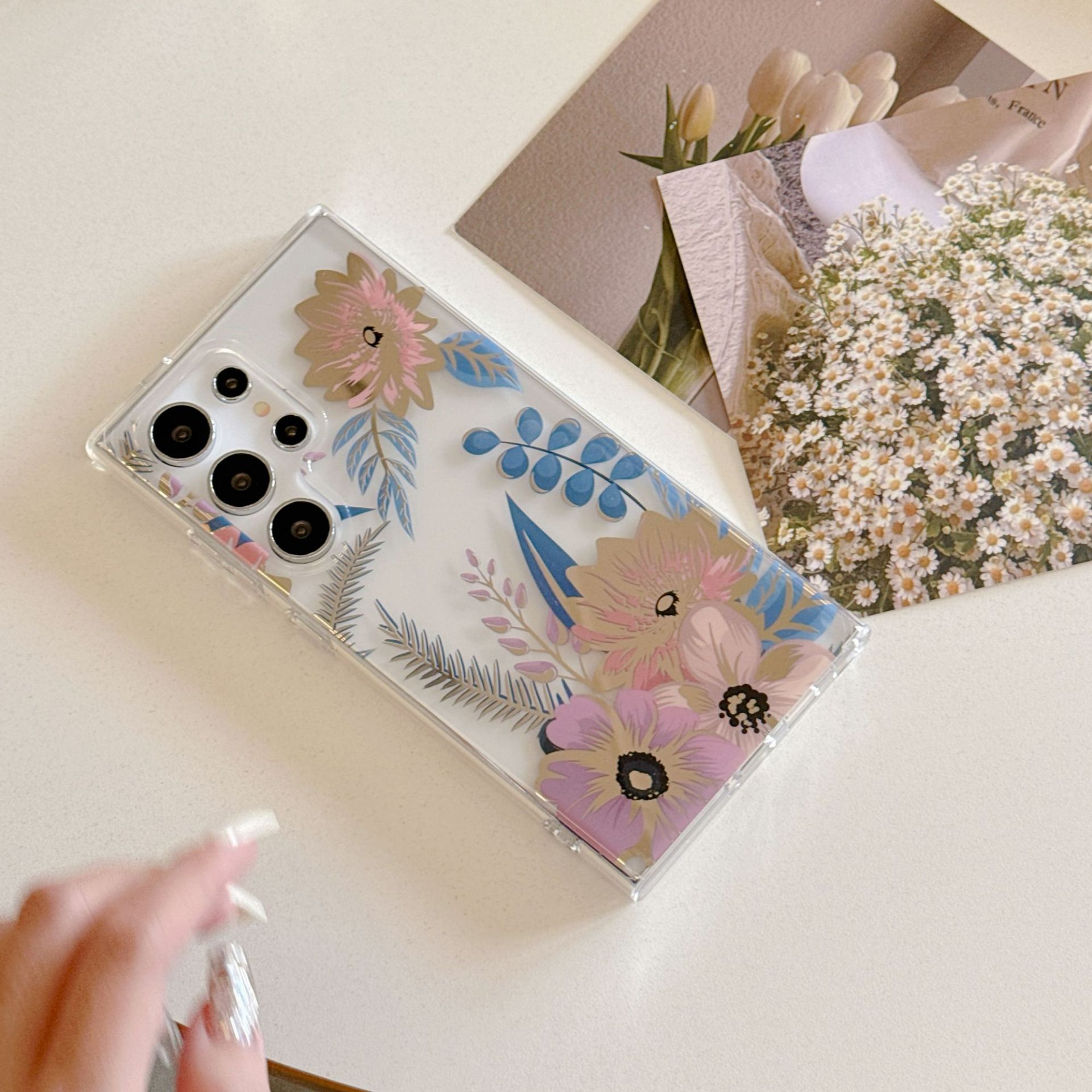 Compatible With The S26 Ultra Floral Phone Case
