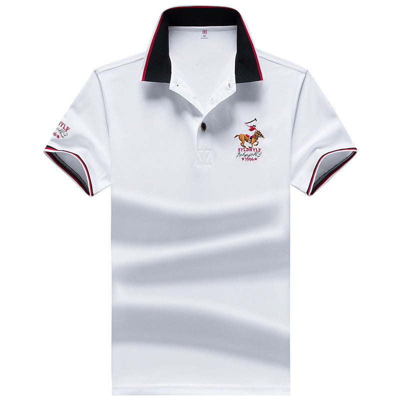 Lapel T-shirt Summer Business Casual Fashion
