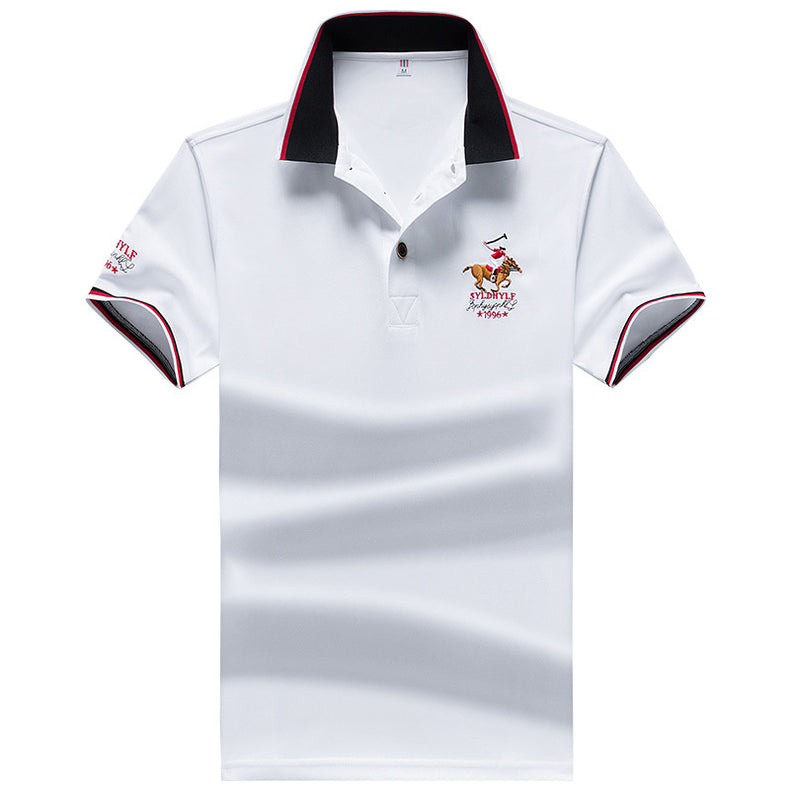 Lapel T-shirt Summer Business Casual Fashion