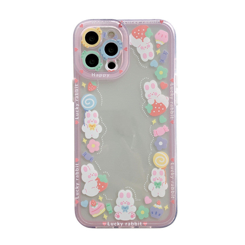Super Cute Cartoon Rabbit Bear Mobile Phone Case