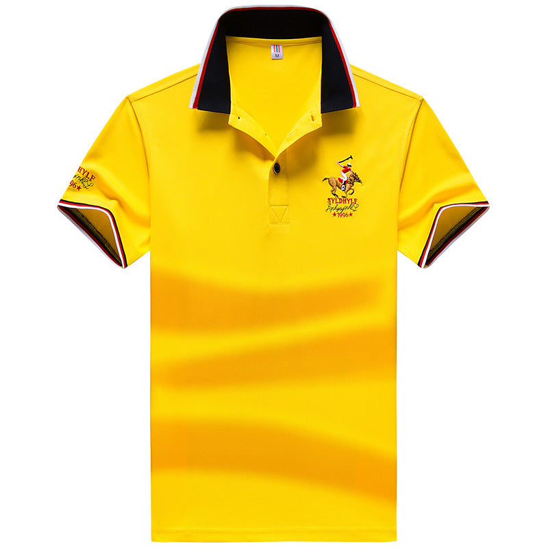 Lapel T-shirt Summer Business Casual Fashion
