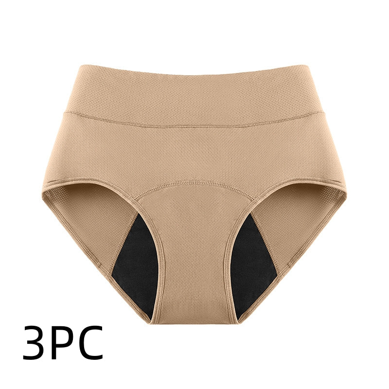 3-layer Absorbent Menstrual Women's Underwear With Breathable Holes