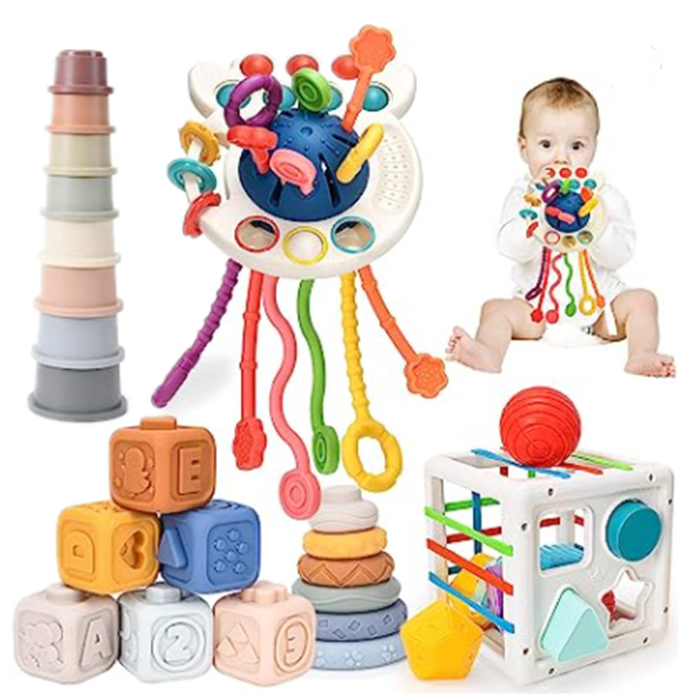 Educational Suit Finger Plastic Rubber Washer Brick Pro Splash Cup Enlightenment Toy In Stock