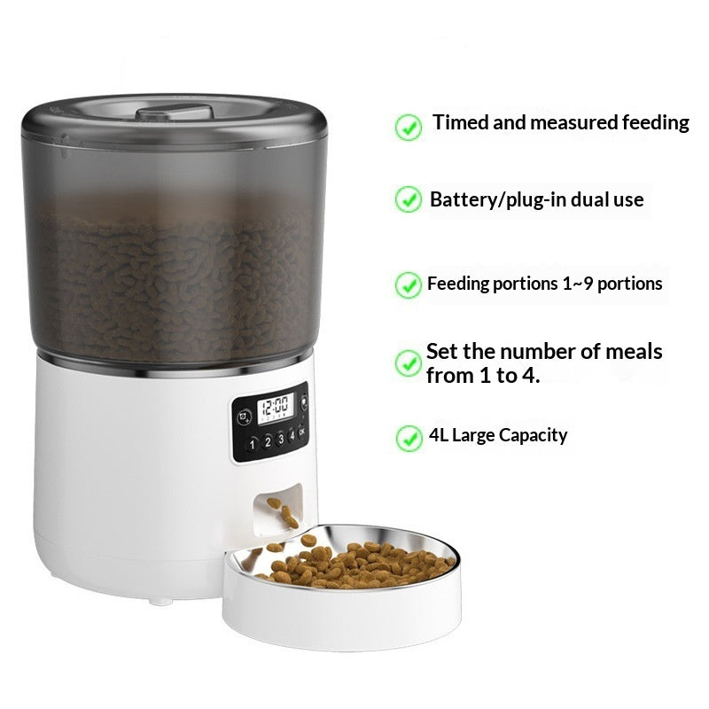 Large-Capacity Gadgeteer Smart App Remote Feeder