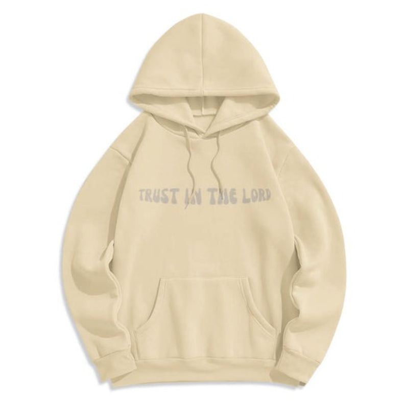 Gray And Blue Characters Hooded Sweatshirt