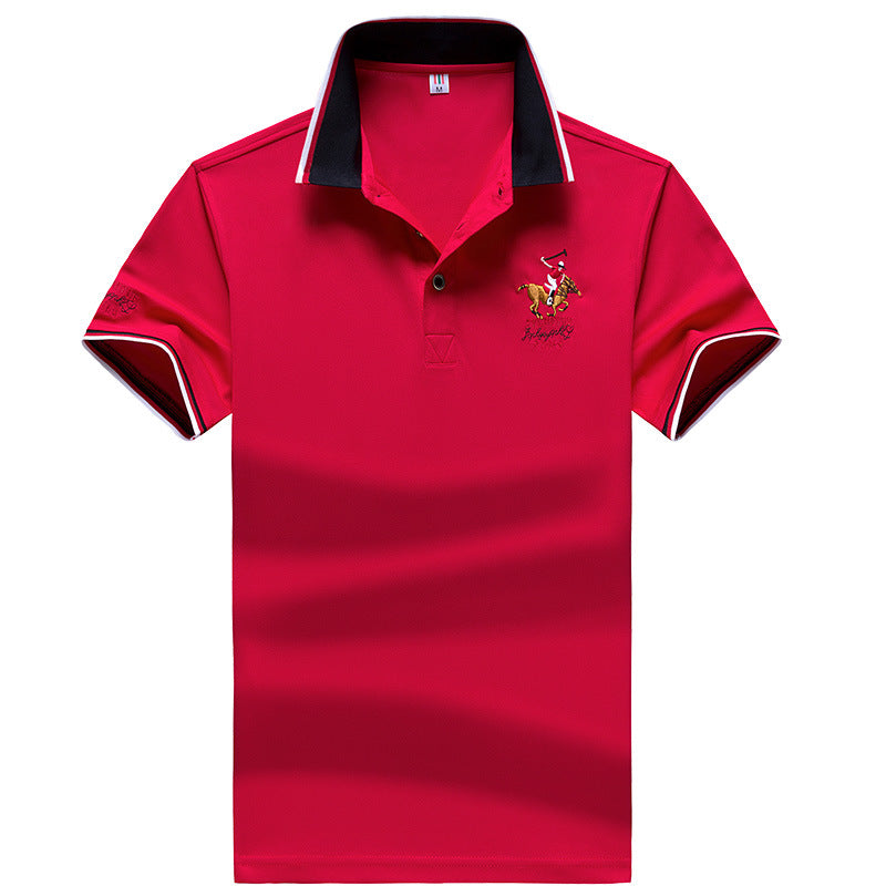 Lapel T-shirt Summer Business Casual Fashion