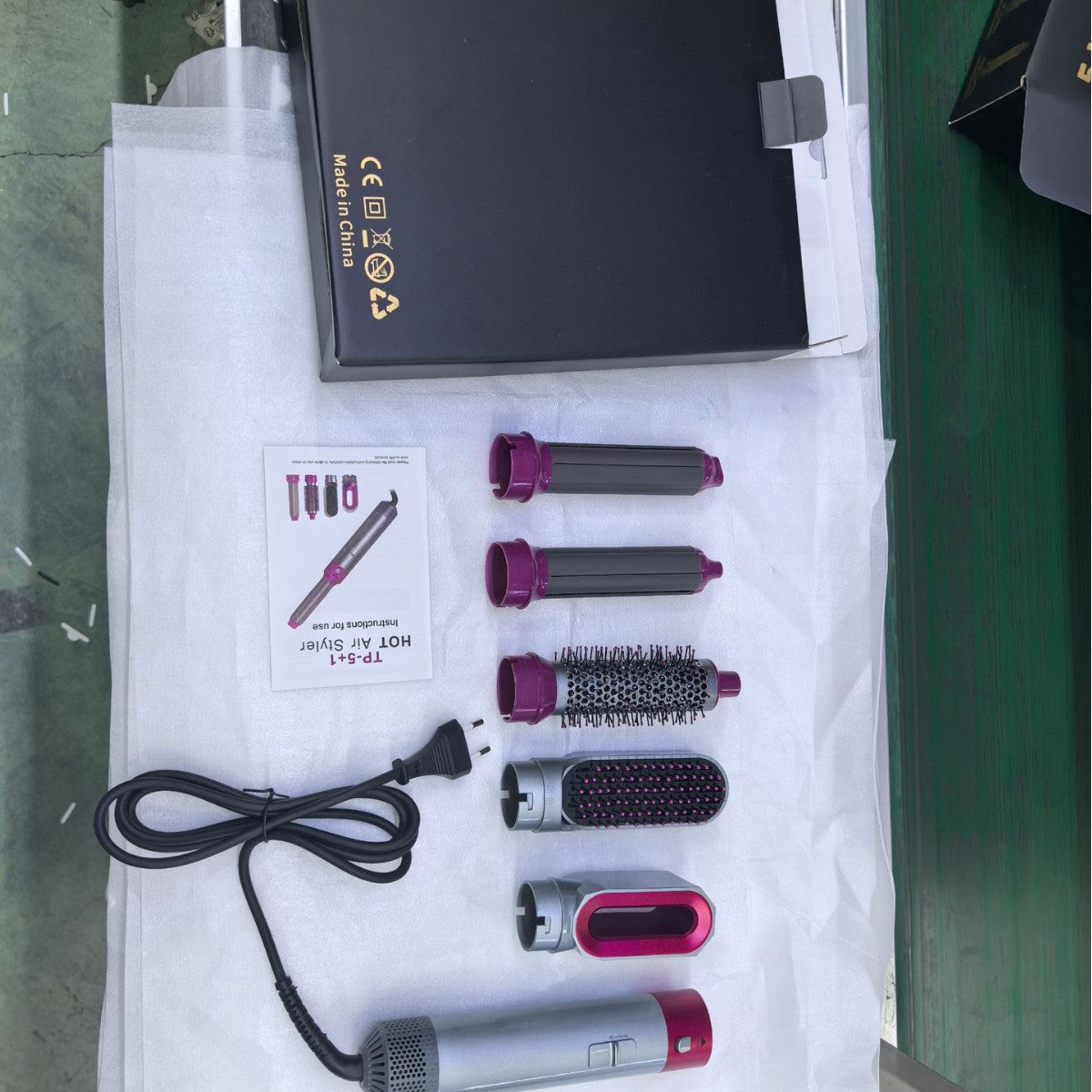 5-in-1 Multifunctional Home All-in-One Hair Dryer And Curling Iron With Automatic Curling Features