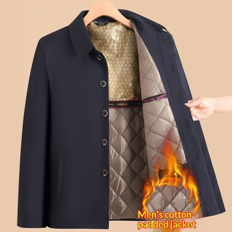 Mens Thickened Graphene Padded Jacket For Fall And Winter