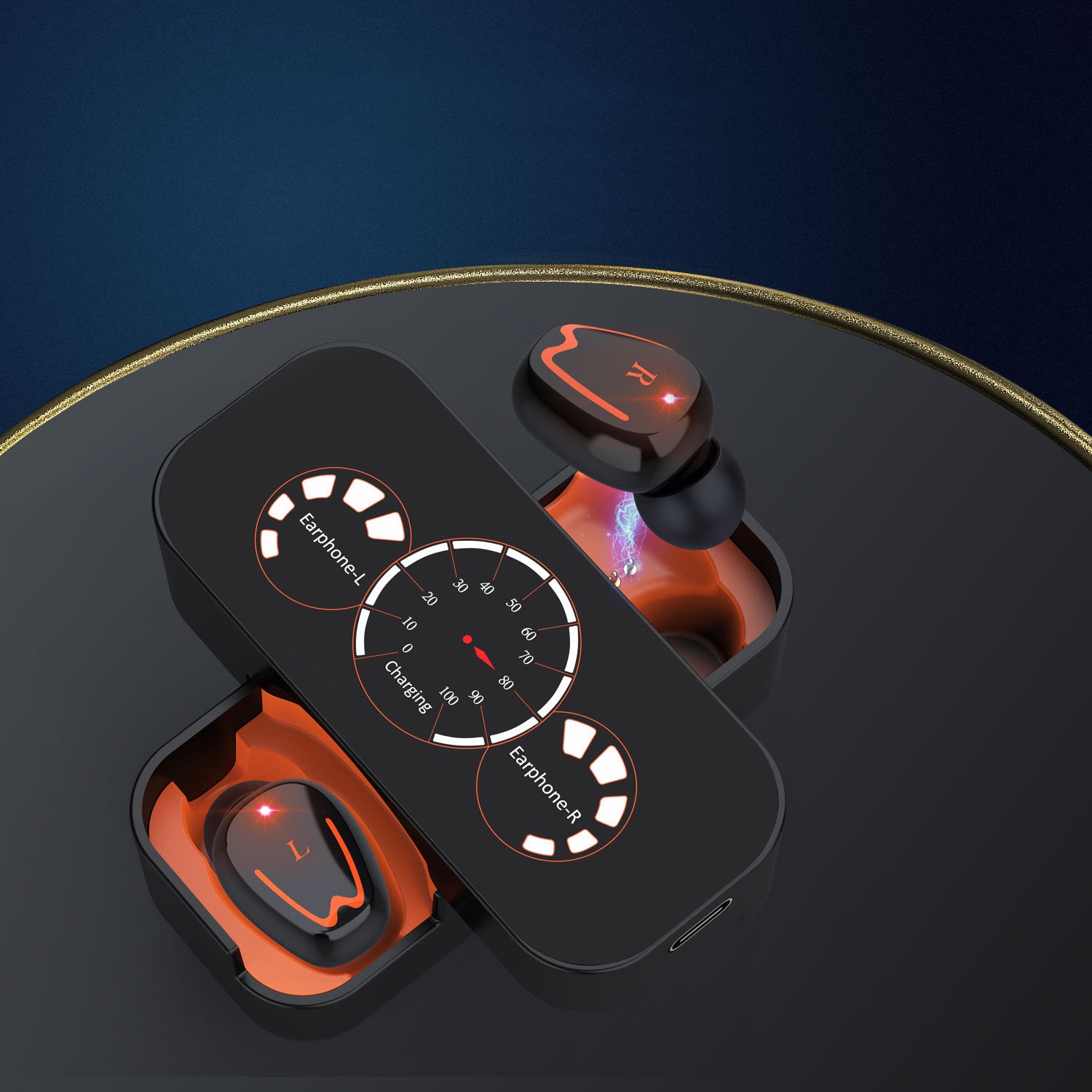 Fashion Private Wireless Two-ear Bluetooth Headset
