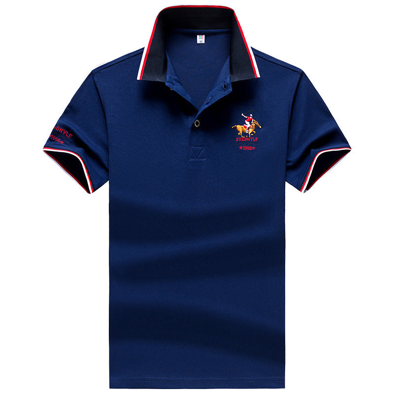 Lapel T-shirt Summer Business Casual Fashion
