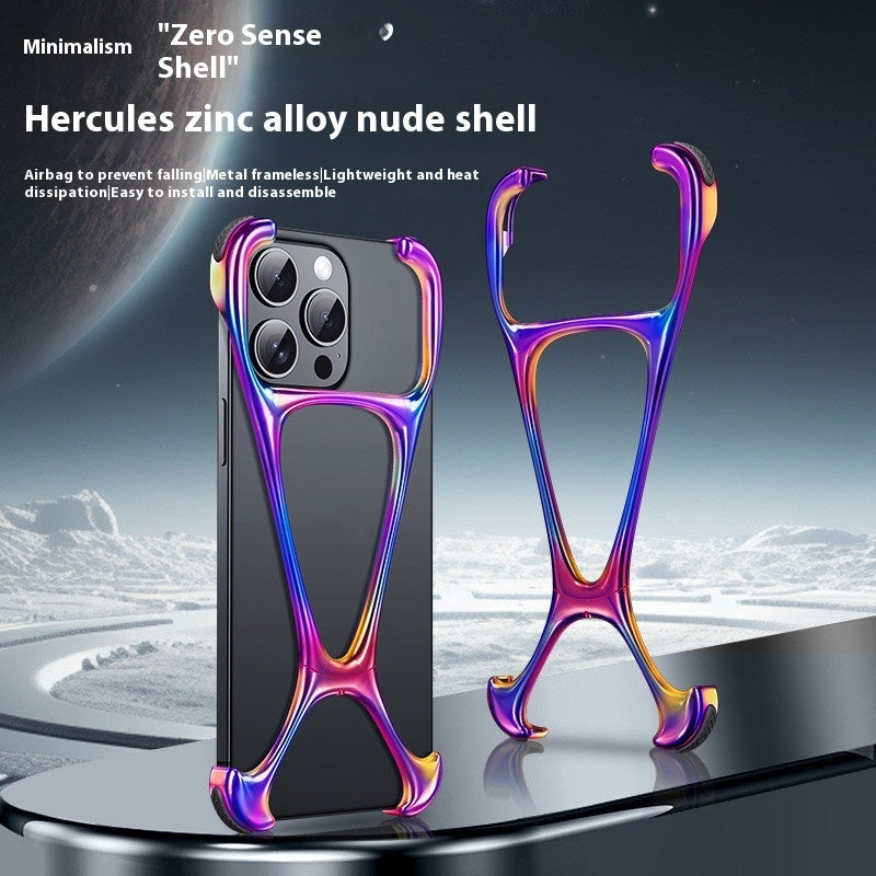 Zinc Alloy Phone Case 15pro Metal Integrated Heat Dissipation Drop-resistant