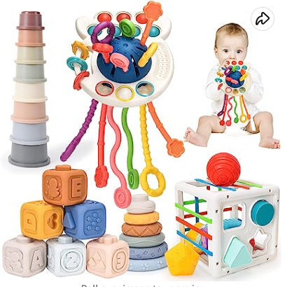 Educational Suit Finger Plastic Rubber Washer Brick Pro Splash Cup Enlightenment Toy In Stock