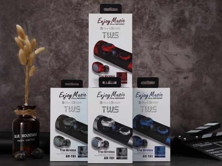 TWS Bluetooth Headset Wireless Binaural Movement