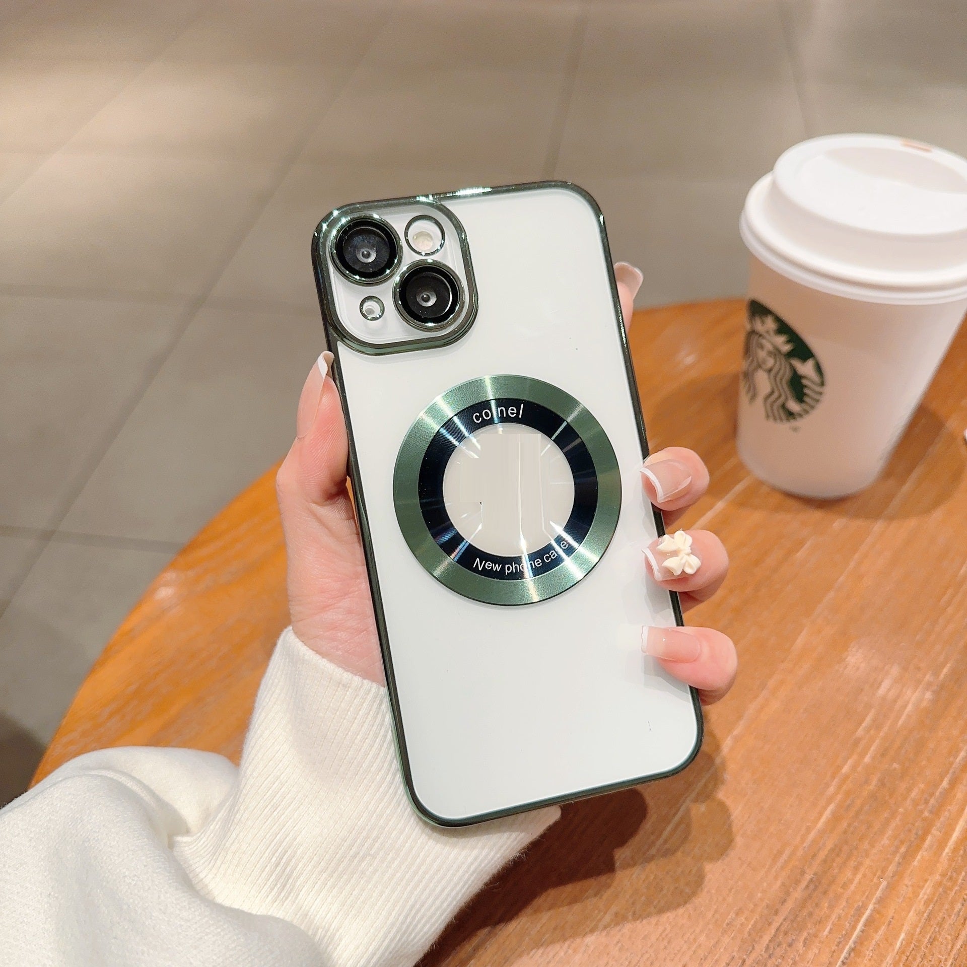 Magnetic Phone Case All-inclusive Electroplating Hard Shell