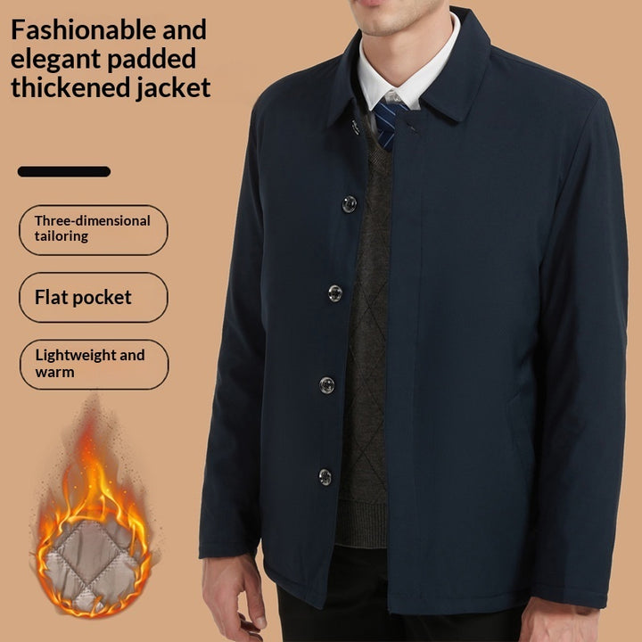 Mens Thickened Graphene Padded Jacket For Fall And Winter