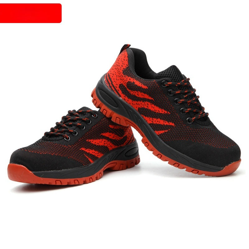 Womens Casual Wear-Resistant Work Shoes With Puncture- And Impact-Resistance Features