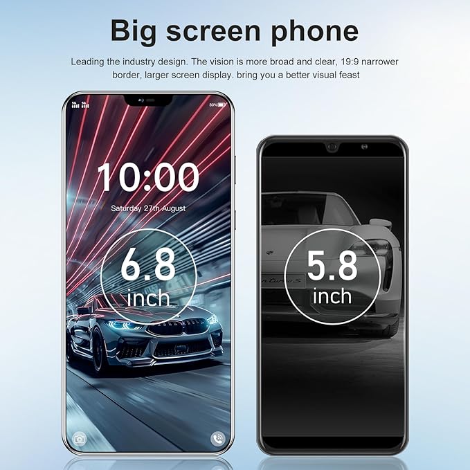 C25 Ultra Cell Phone 5G Unlocked Phone,Smartphone With Tool Pen, Android 15.0 Cell Phone