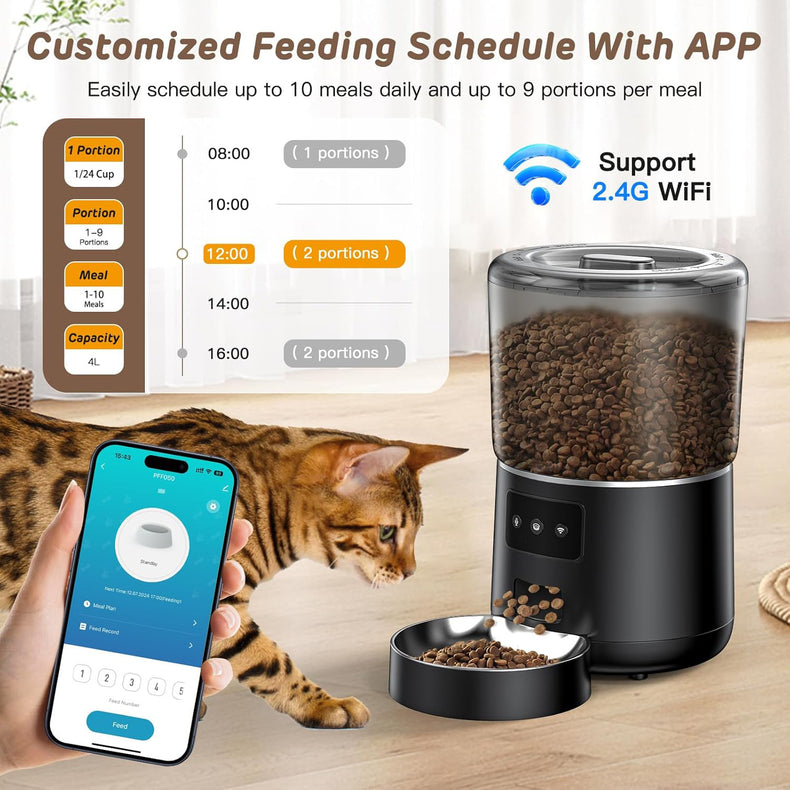 Large-Capacity Gadgeteer Smart App Remote Feeder