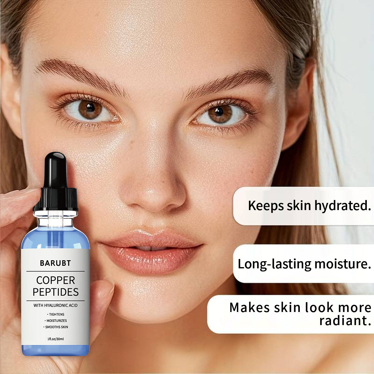 Copper Peptide Facial Essence Compact And Abundant